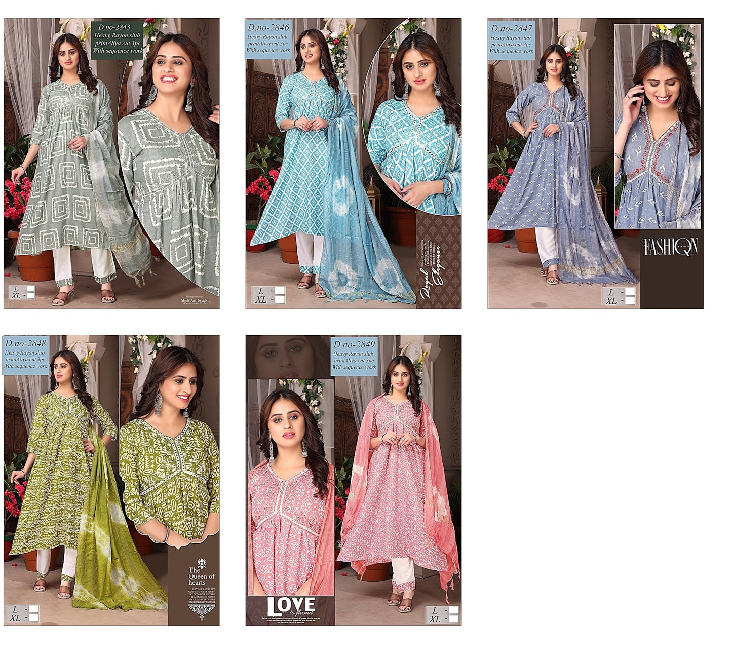 Design 6 Globe Heavy Rayon Readymade Anarkali Suits