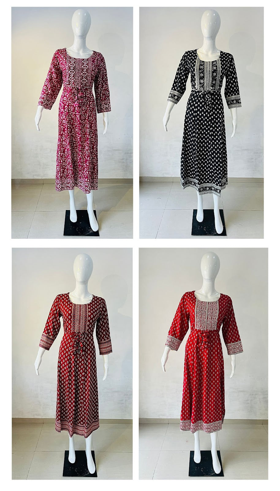 Design 6 Velley Rayon A-Line Kurti Wholesaler India