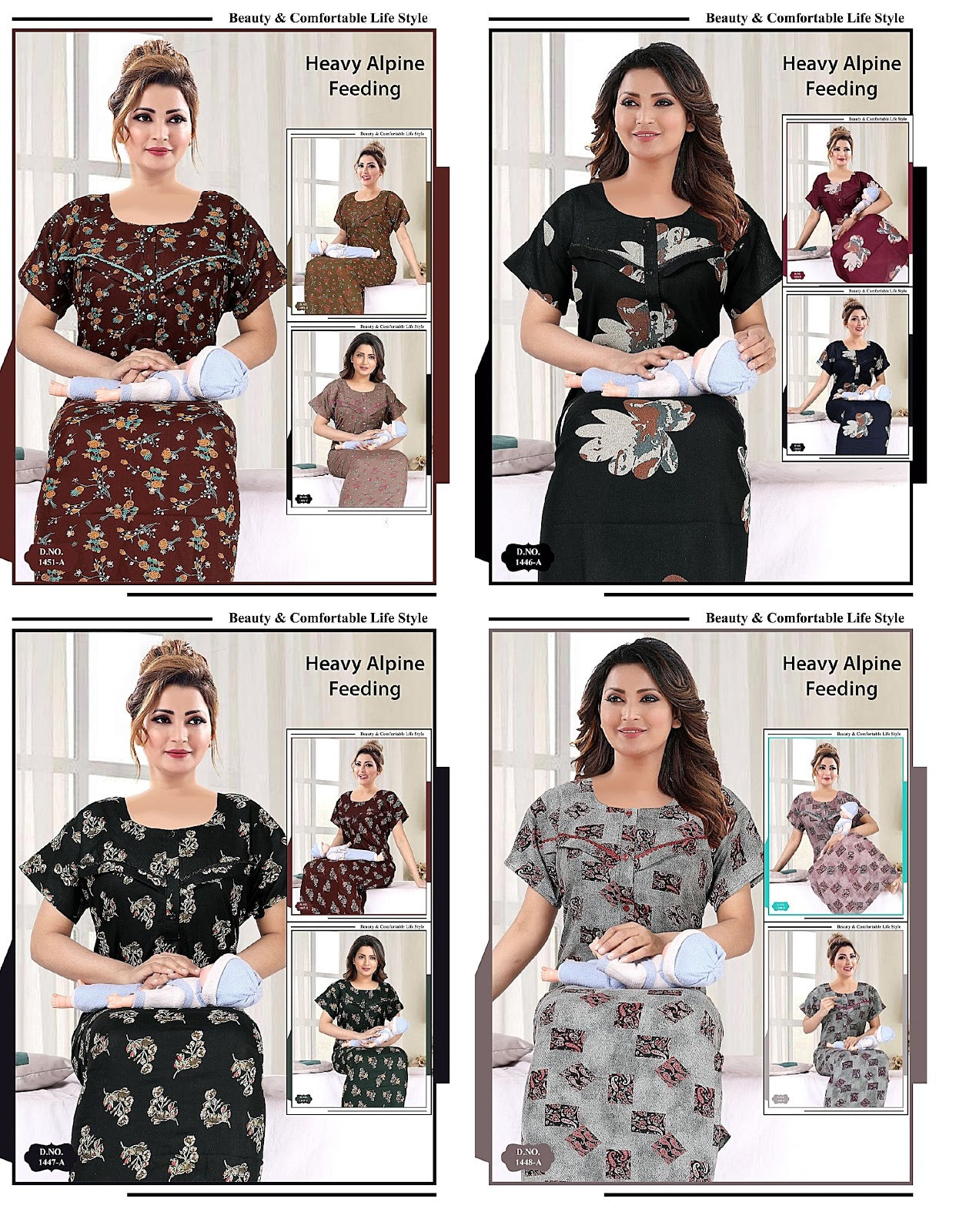 Design D Aayra Alpine Feeding Night Gown