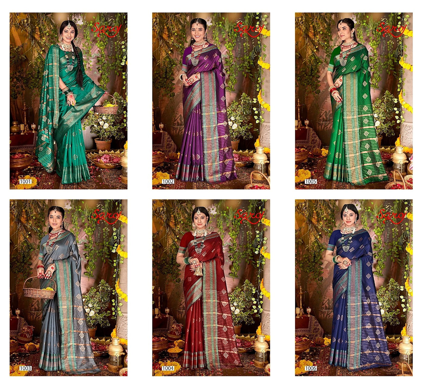 Gangotri Vol 4 Saroj Soft Silk Sarees Exporter India