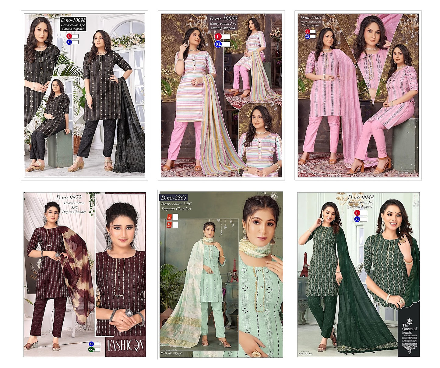 Heavy Cotton Globe Readymade Pant Style Suits Exporter Gujarat