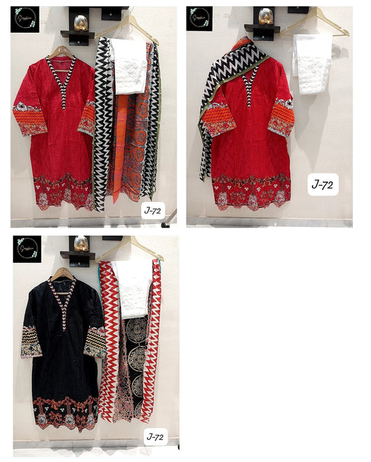 Jazmin Vol 72 Sapphire Lawn Cotton Pakistani Readymade Suits
