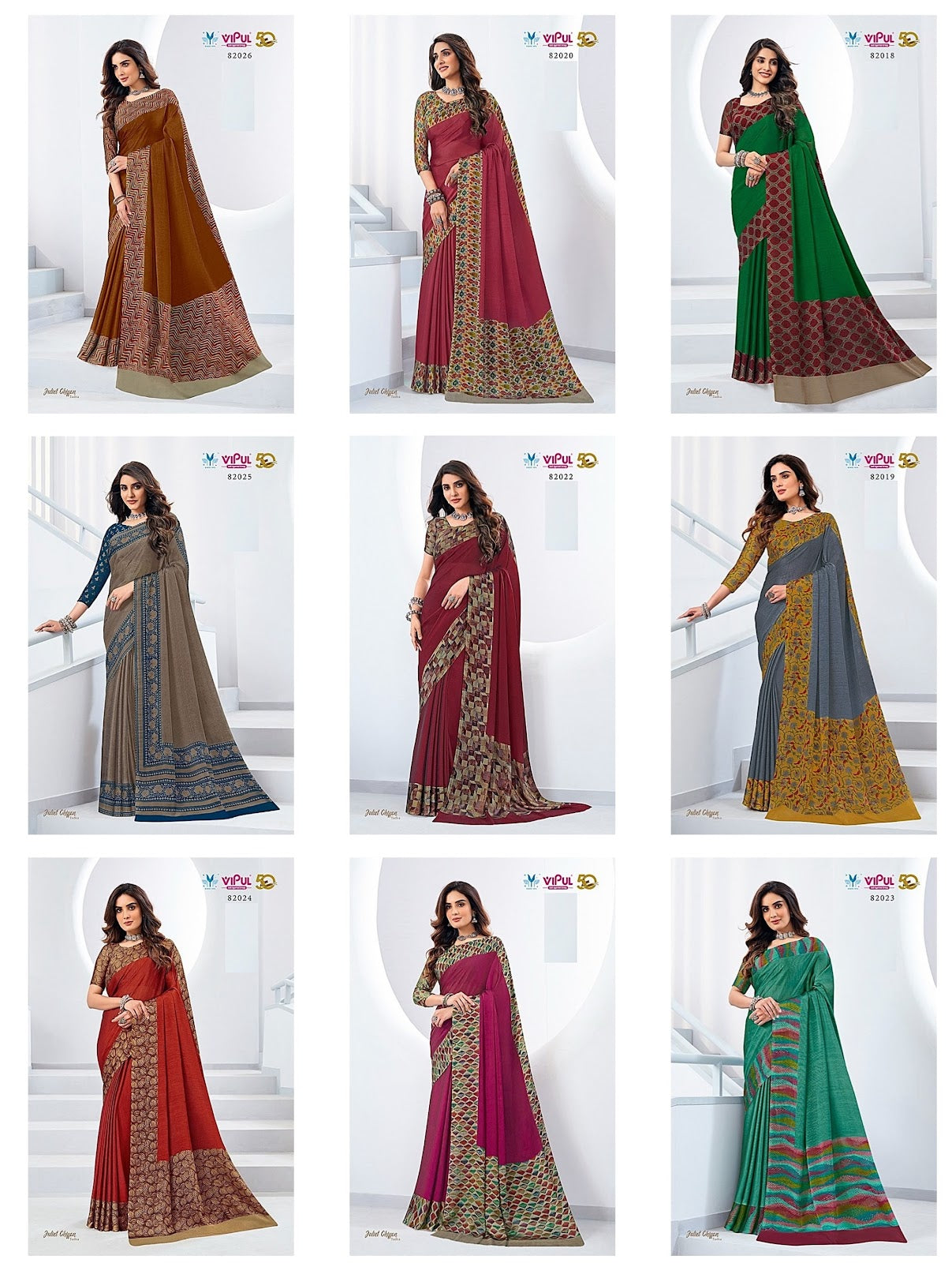 Juliet Chiffon Vipul Sarees Manufacturer Ahmedabad