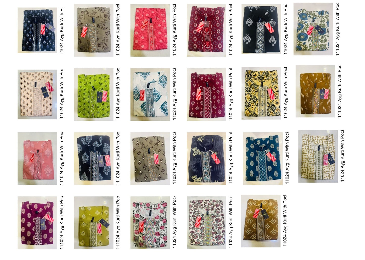 Kitkat 111024 Ayg Liva Kurti With Pocket Manufacturer Gujarat