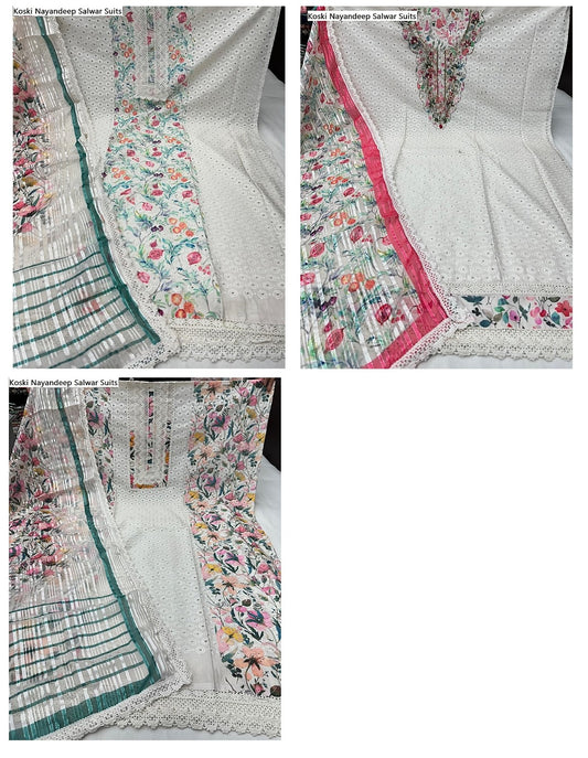 Koski Nayandeep Pure Cotton Salwar Suits Wholesale