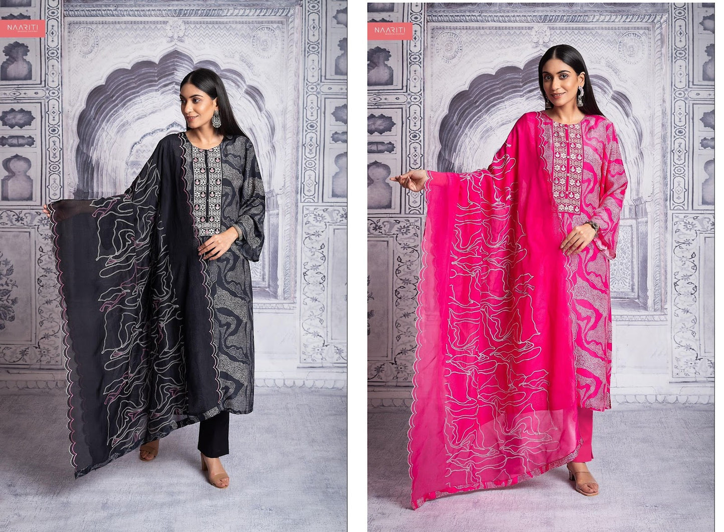 Layani Naariti Muslin Pant Style Suits Supplier