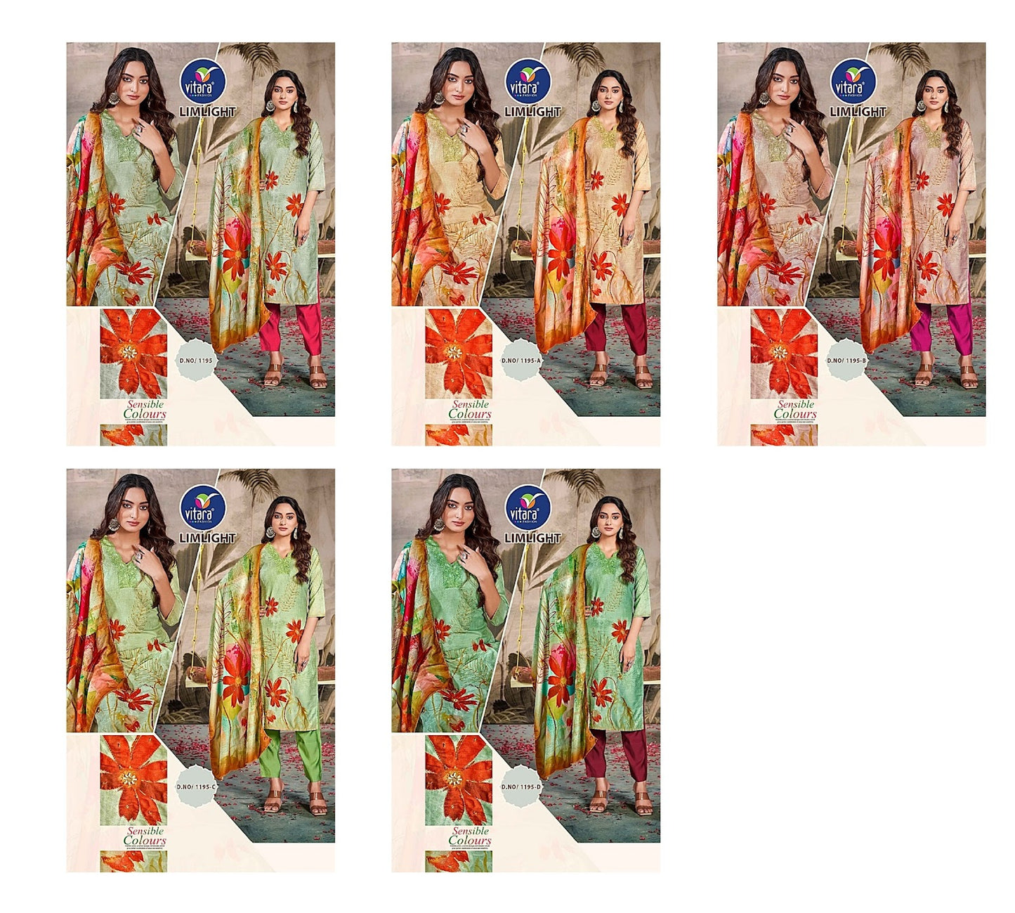 Limelight Vitara Muslin Readymade Pant Style Suits Exporter Gujarat