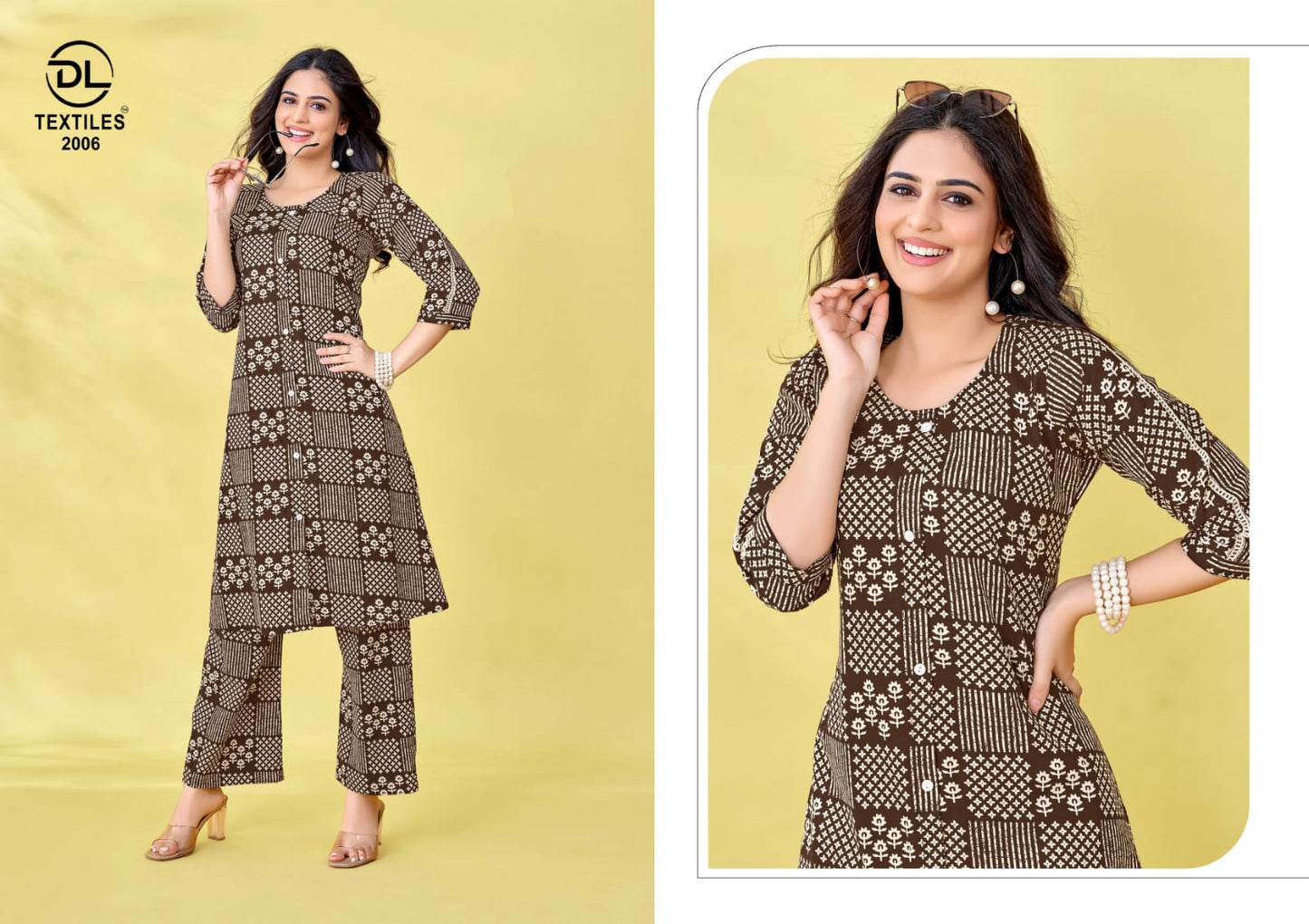 A Line Vol 2 Dl Poplin Co Ord Set Exporter