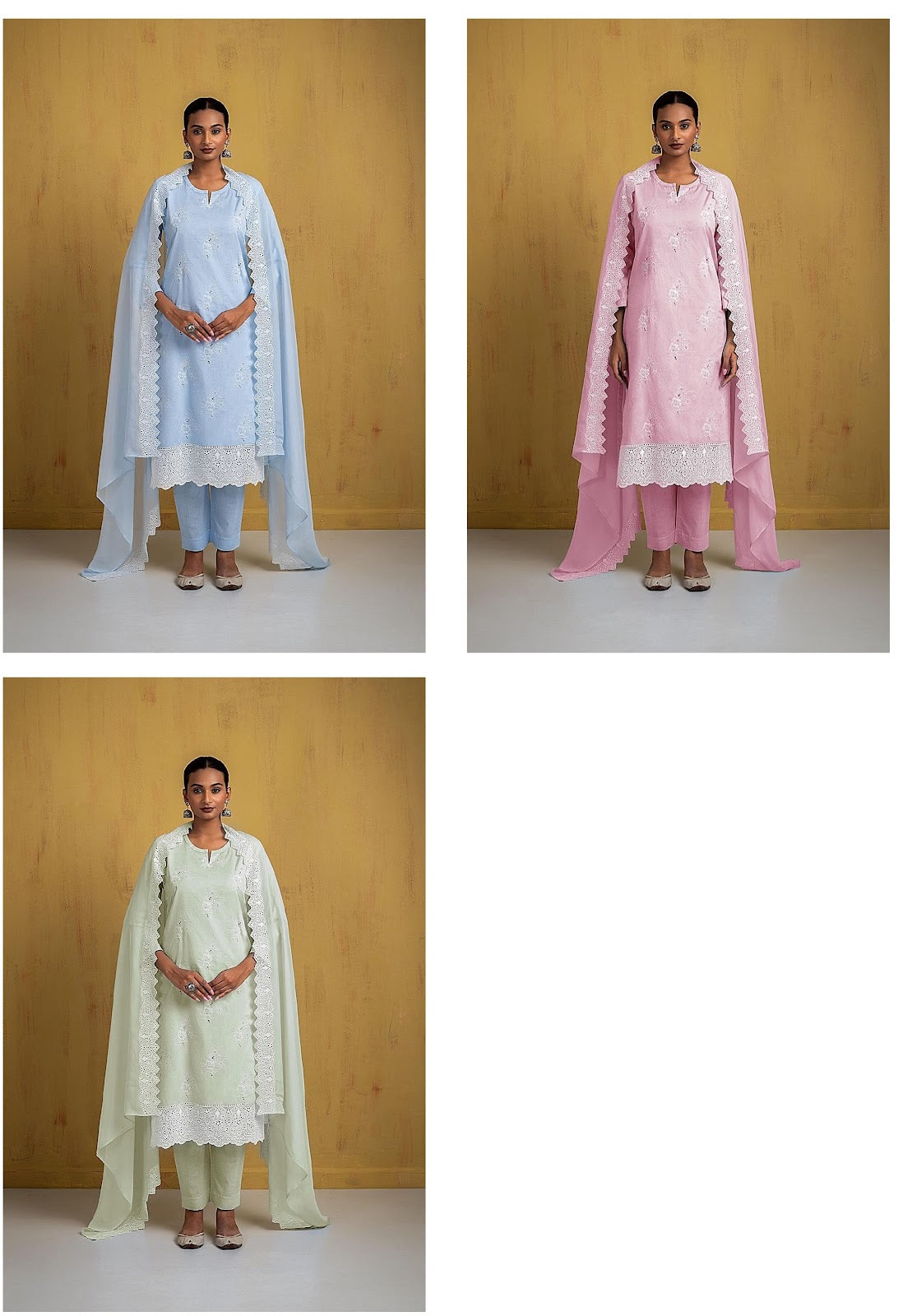 Linor Naariti Cotton Pant Style Suits Exporter