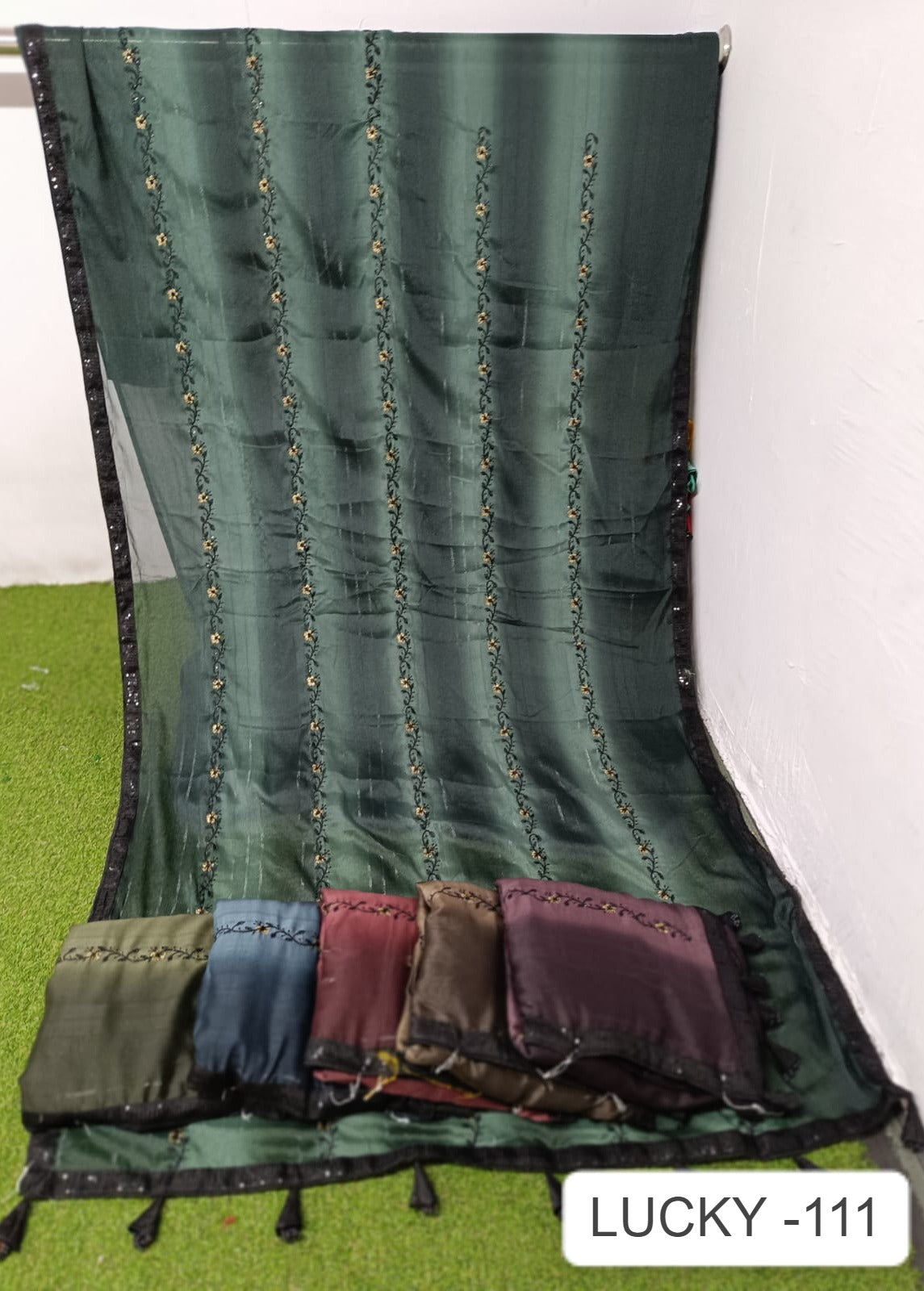 Lucky-111 Kalpveli Georgette Sarees