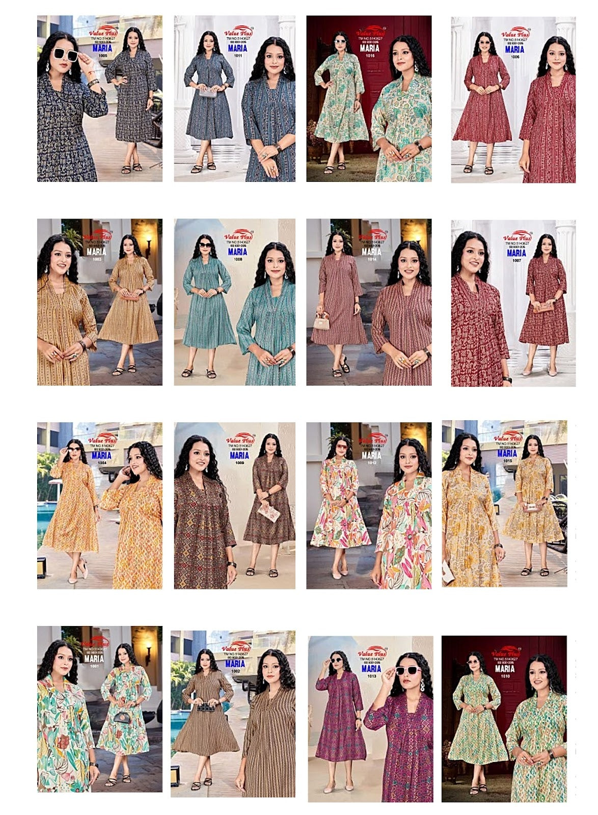 Maria Value Plus Rayon Anarkali Kurtis Supplier