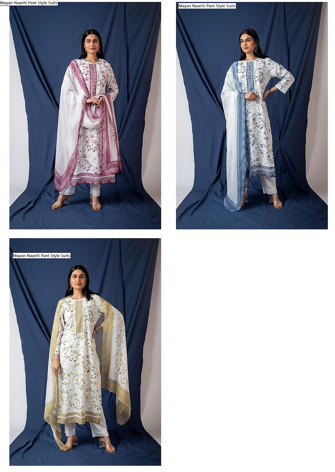 Mayan Naariti Cotton Lawn Pant Style Suits