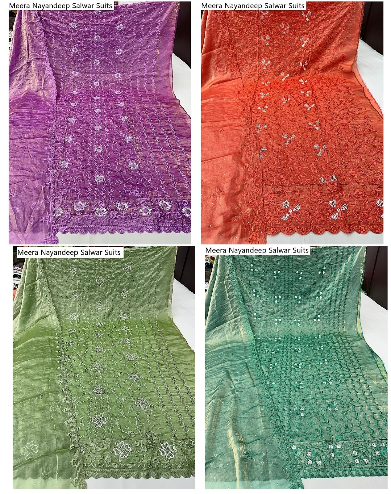 Meera Nayandeep Silk Salwar Suits Supplier Ahmedabad