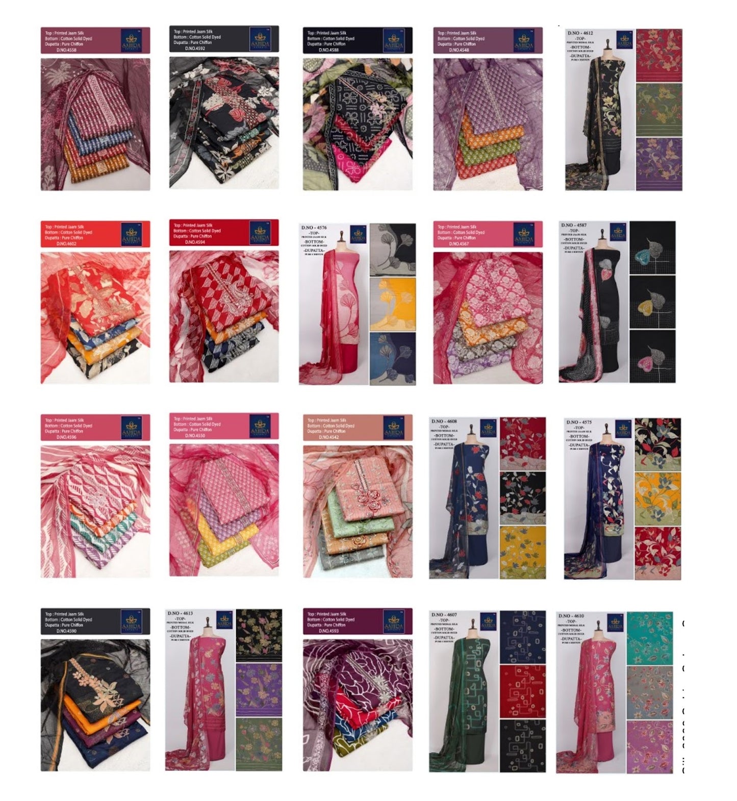 Modal Silk 2009 Sahira Salwar Suits Manufacturer