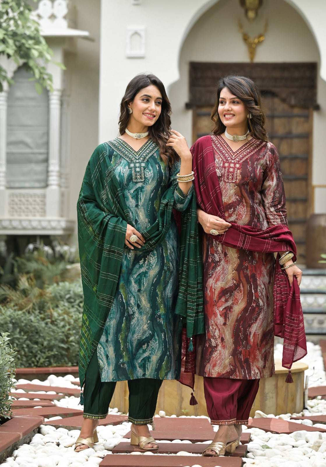 Pakistani palazzo bundle of 2 suits outlet ( 2 Kurti free) afghani dress