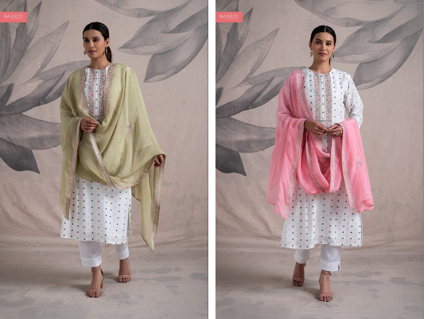 Mridhani Naariti Muslin Pant Style Suits Manufacturer Ahmedabad