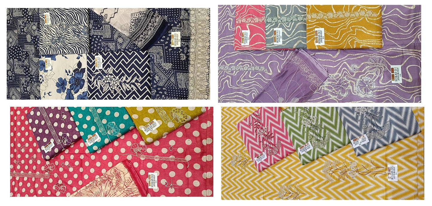 Muskan Kesar Jaam Cotton Salwar Suits Wholesaler India