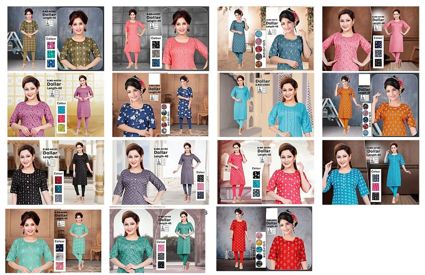 Dollar N Zoya Rayon Knee Length Kurtis