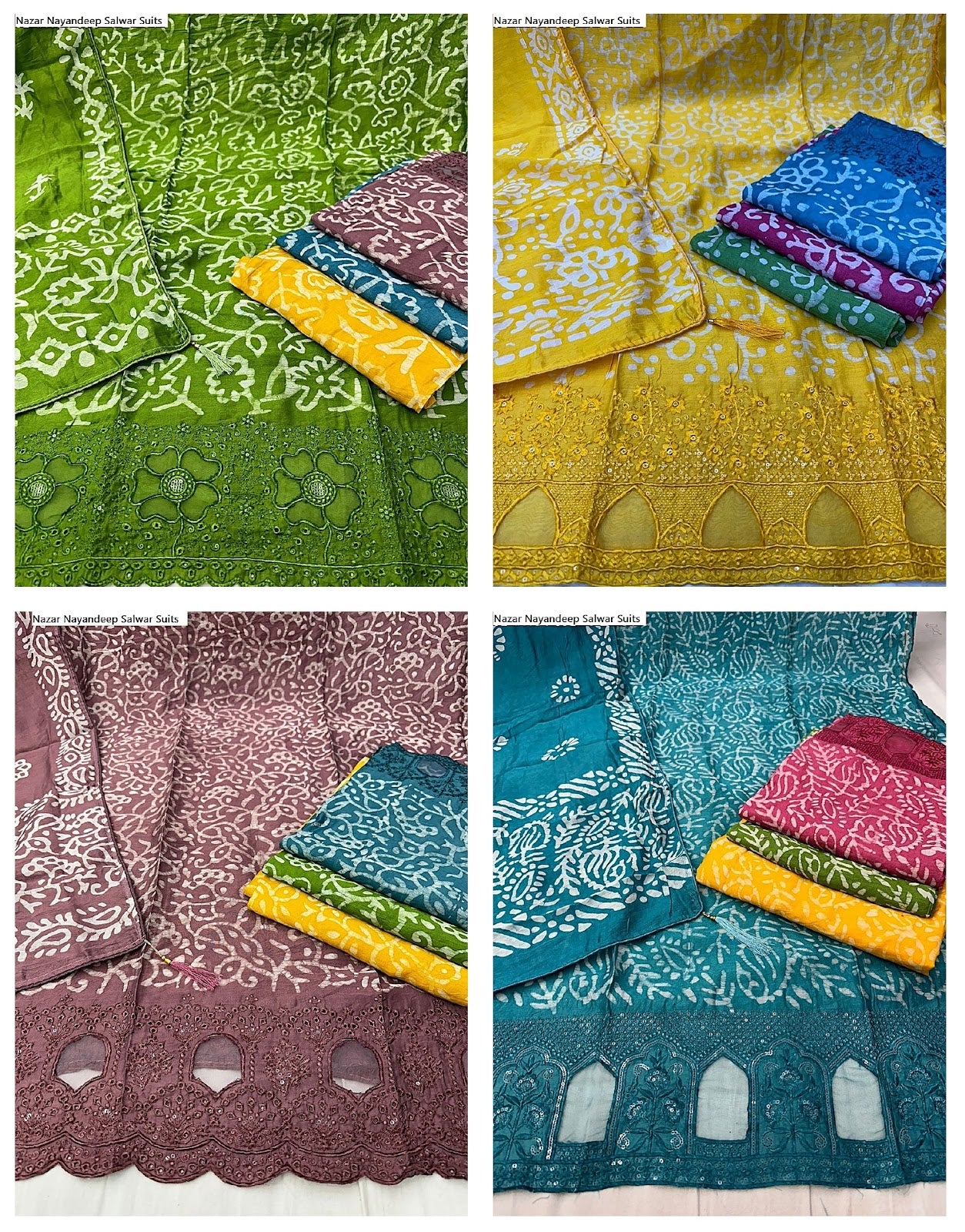 Nazar Nayandeep Modal Salwar Suits