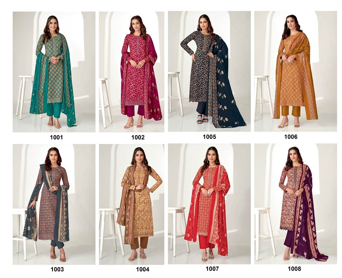 Paarul Vol 1 Suryajyoti Cotton Pant Style Suits