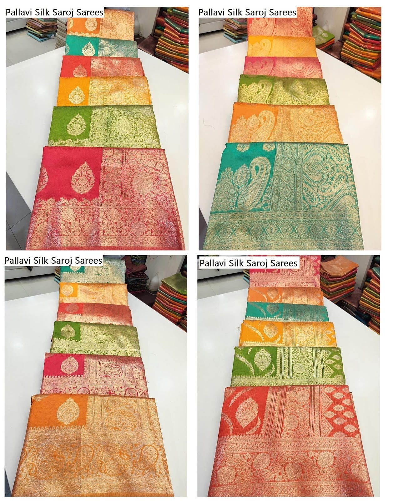 Pallavi Silk Saroj Sarees Wholesale Price