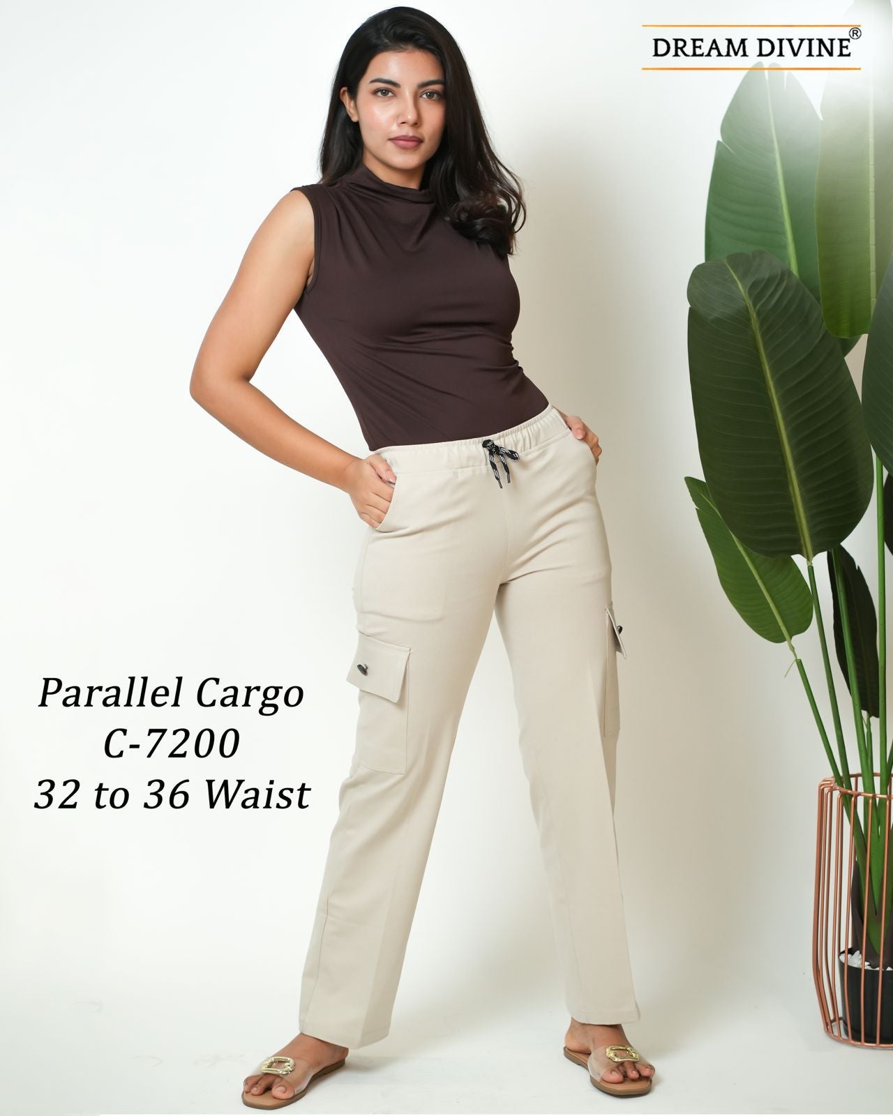 Parallel C 7200 Dream Divine Women Cargo Pants Wholesale Price