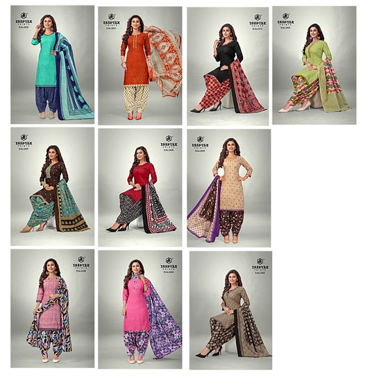 Pichkari Vol 24 Deeptex Prints Cotton Dress Material