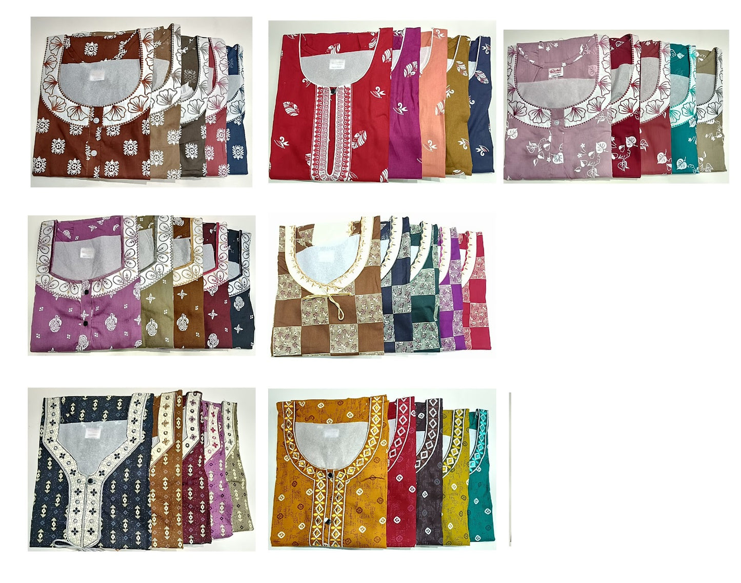 Rajwadi 1409 Ruchee Fashion Night Gowns Wholesale Rate