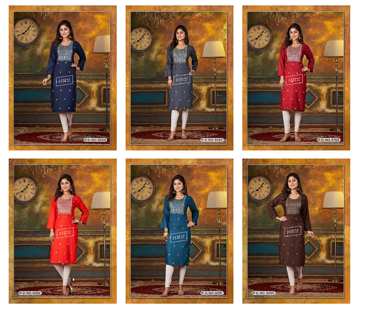 Rangeela Vol 2 Hru Rayon Knee Length Kurtis