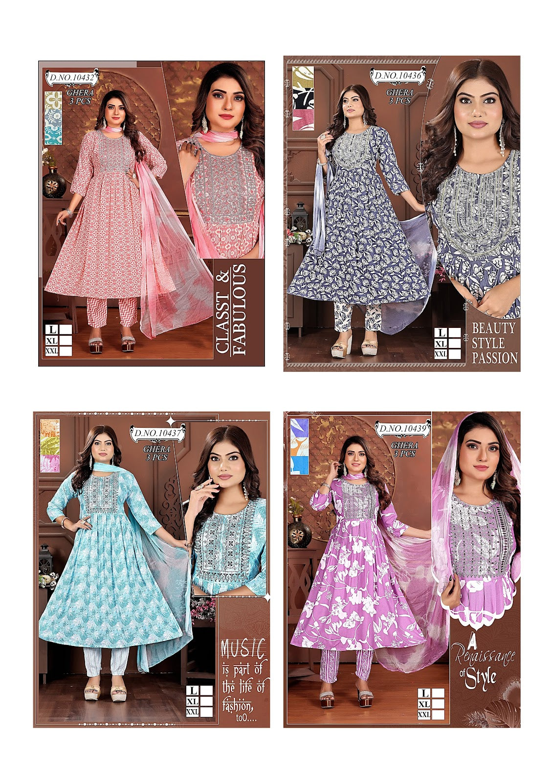 Reyon 1809 Mmc Readymade Anarkali Suits Manufacturer Ahmedabad