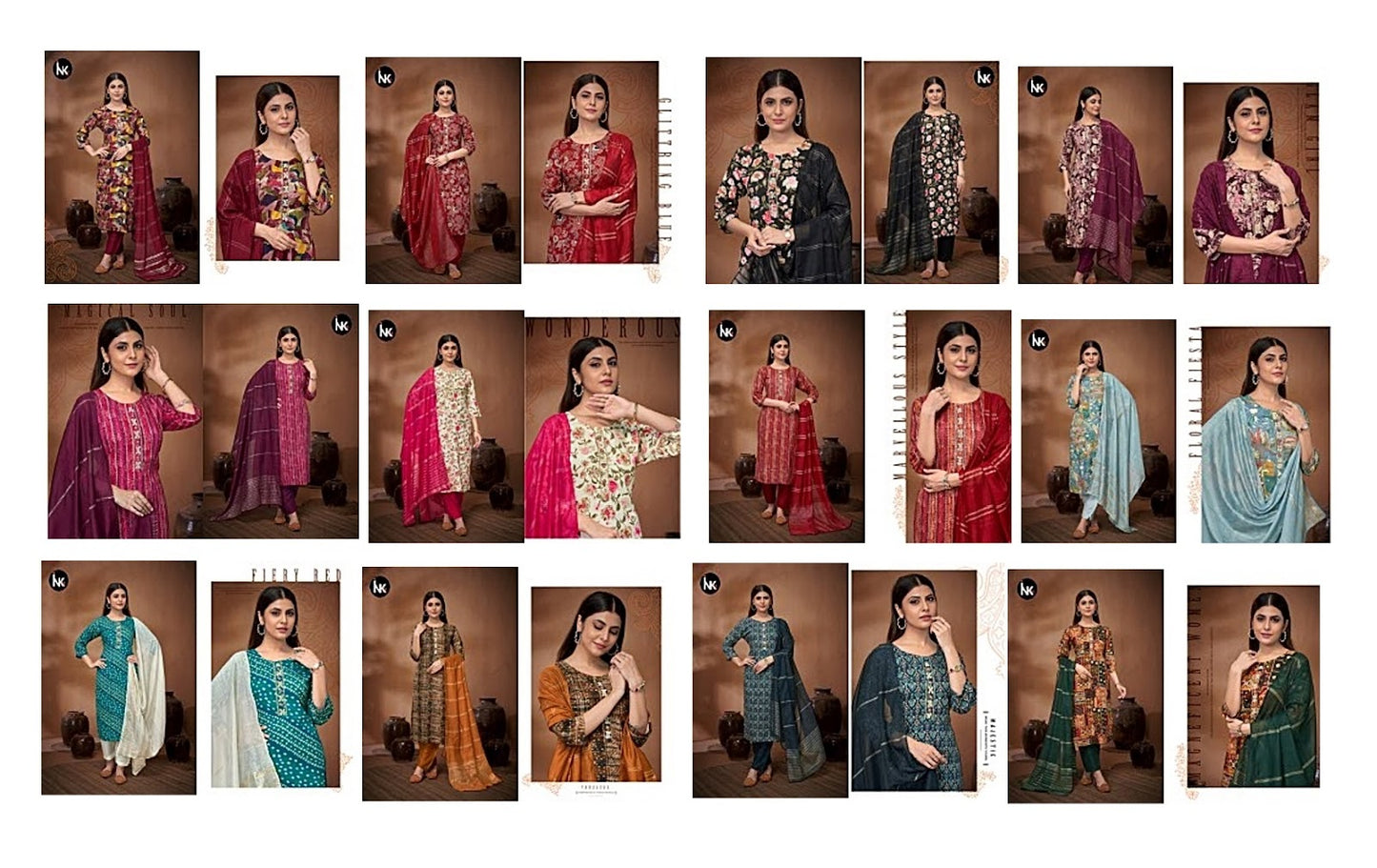 Reyon Stories Vol 37 Ink9 Readymade Pant Style Suits Wholesale Price