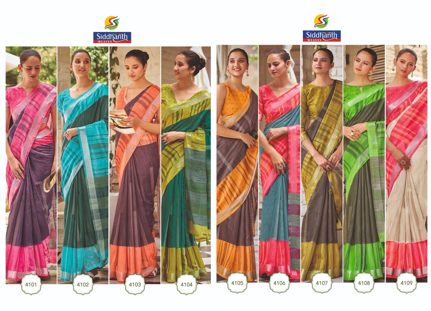 Sitaraman Vol 1 Siddhanth Linen Sarees Wholesale Price