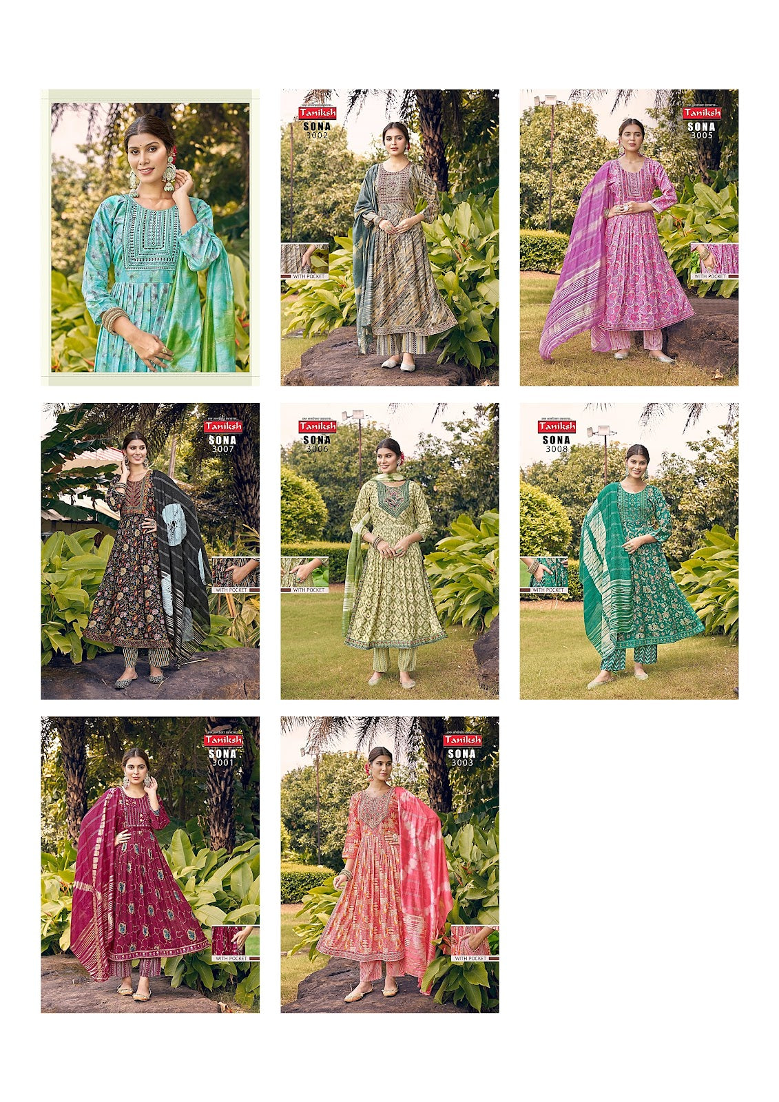 Sona Vol 3 Taniksh Capsule Print Readymade Pant Style Suits