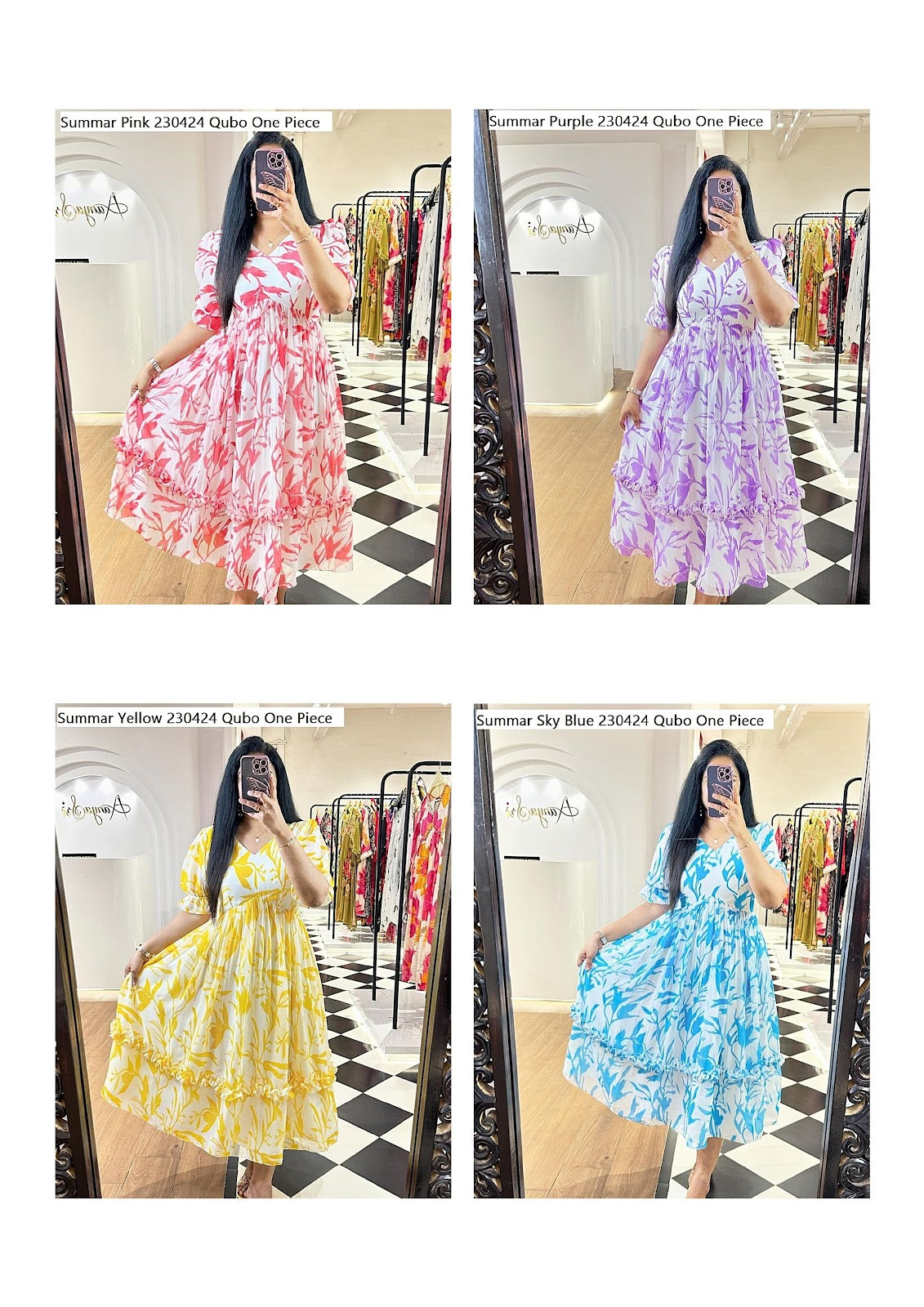 Summar Special 230424 Qubo Pure Cotton One Piece