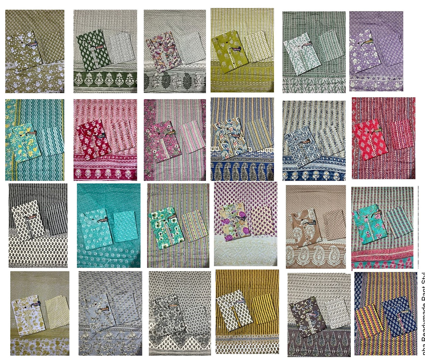 Sundari Kanha Pure Cotton Readymade Pant Style Suits