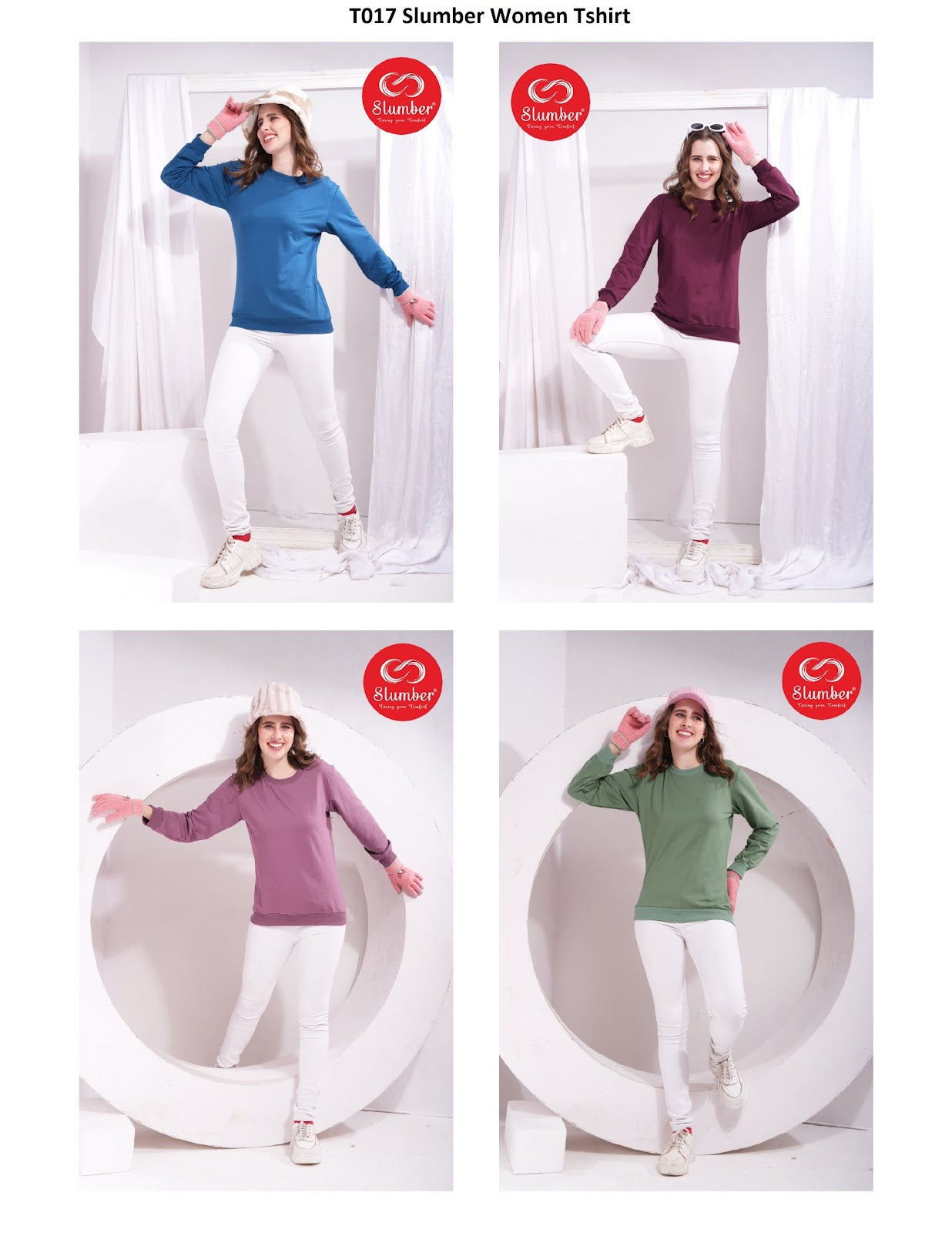 T017 Slumber Lycra Women Tshirt Supplier Ahmedabad