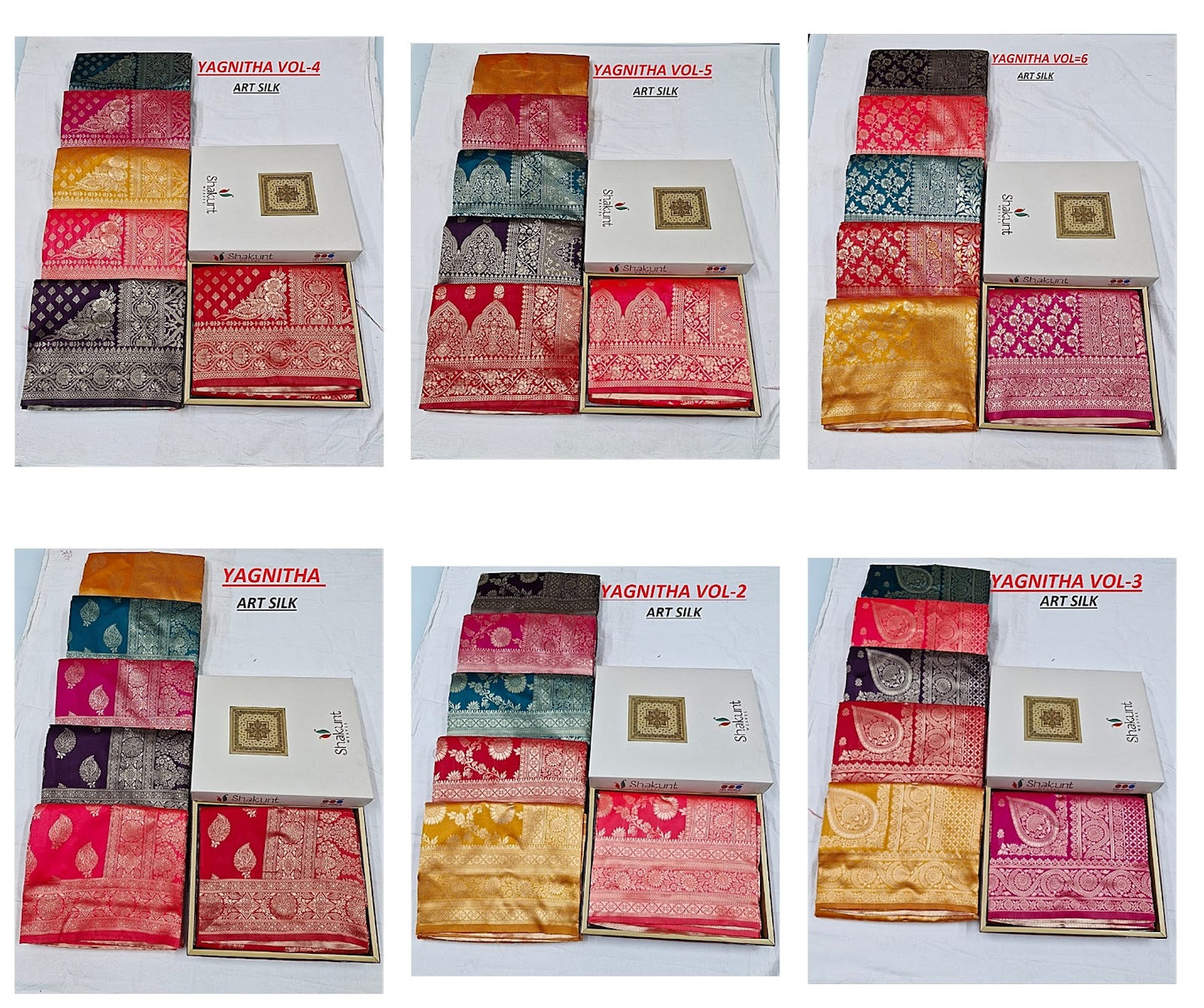 Yagnitha Shakunt Art Silk Sarees Wholesaler Gujarat