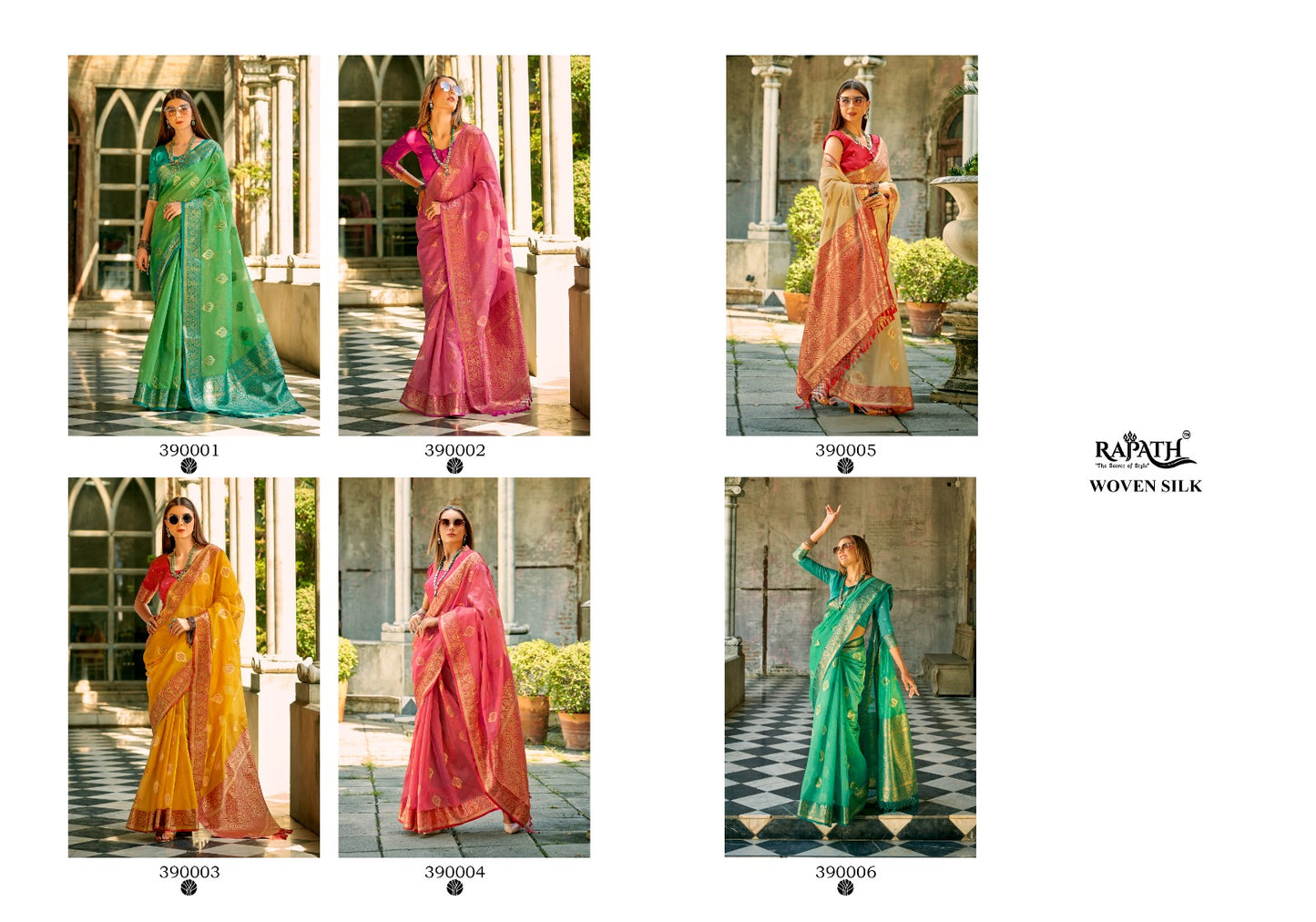 Zil Mil Rajpath Tissue Silk Sarees