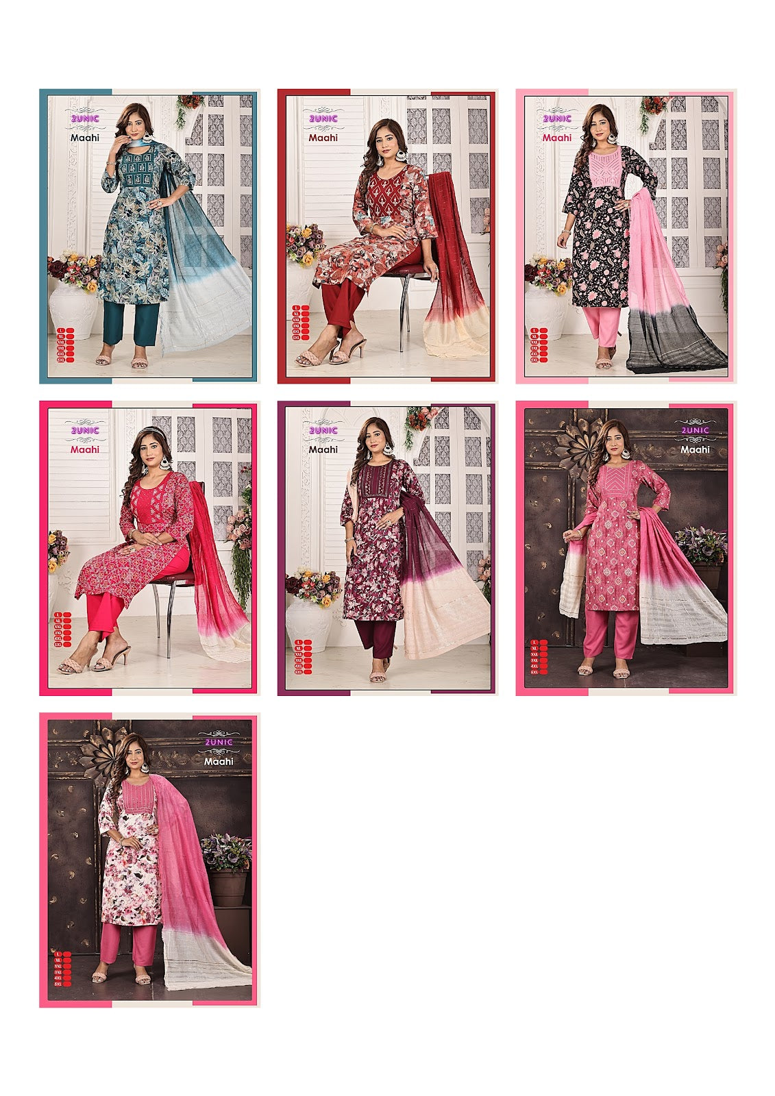 Zunic Maahi Kaso Rayon Foil Readymade Pant Style Suits Manufacturer Gujarat