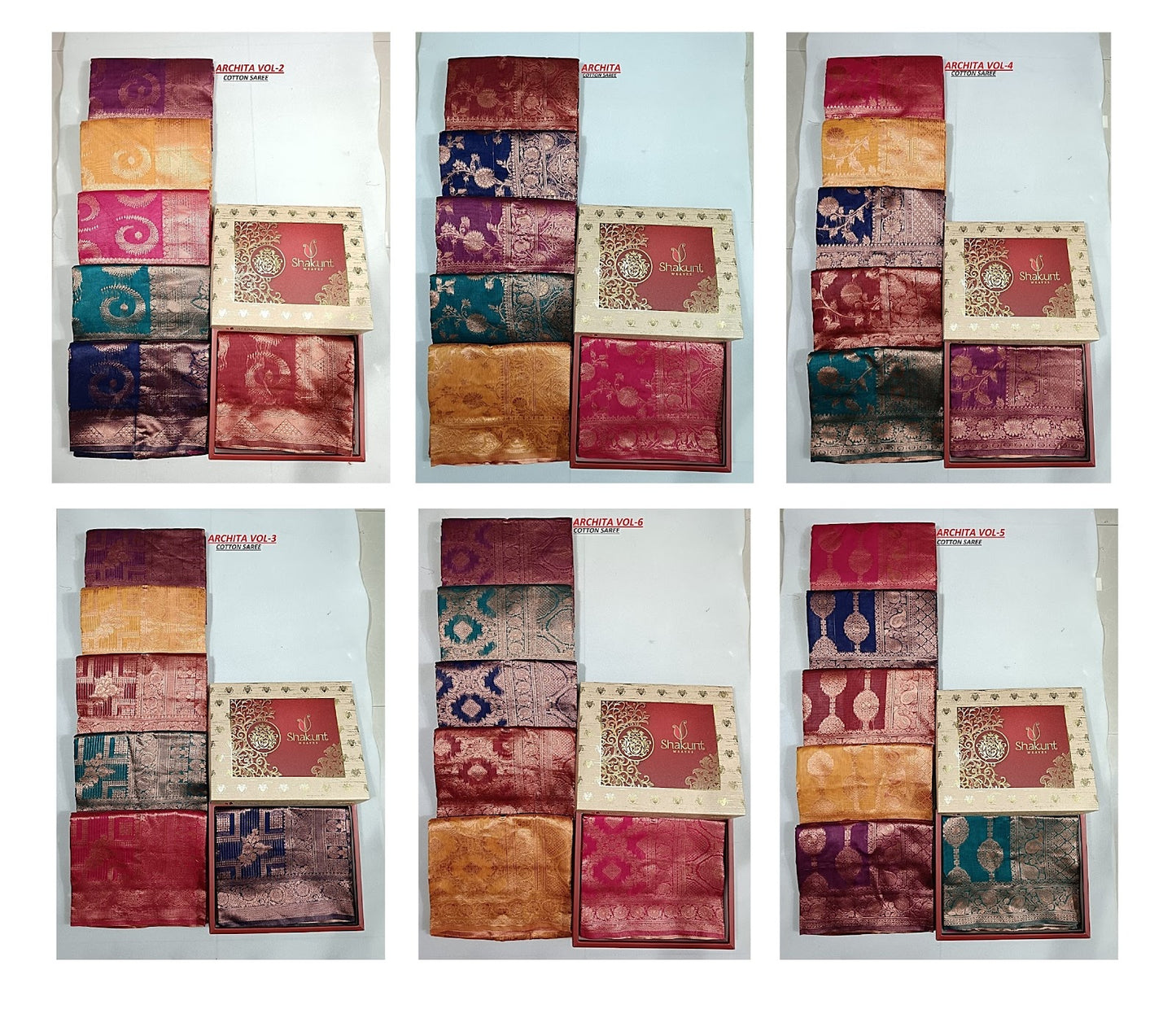 Archita Shakunt Cotton Sarees Wholesale Price