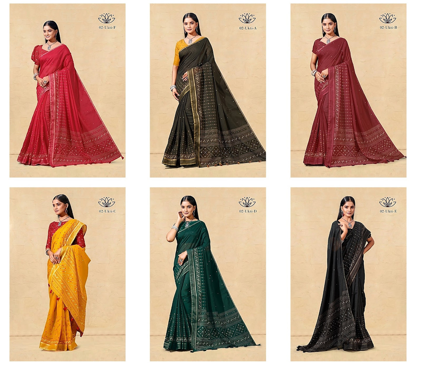 Ukati 2 Kalpveli Soft Cotton Sarees Supplier Gujarat