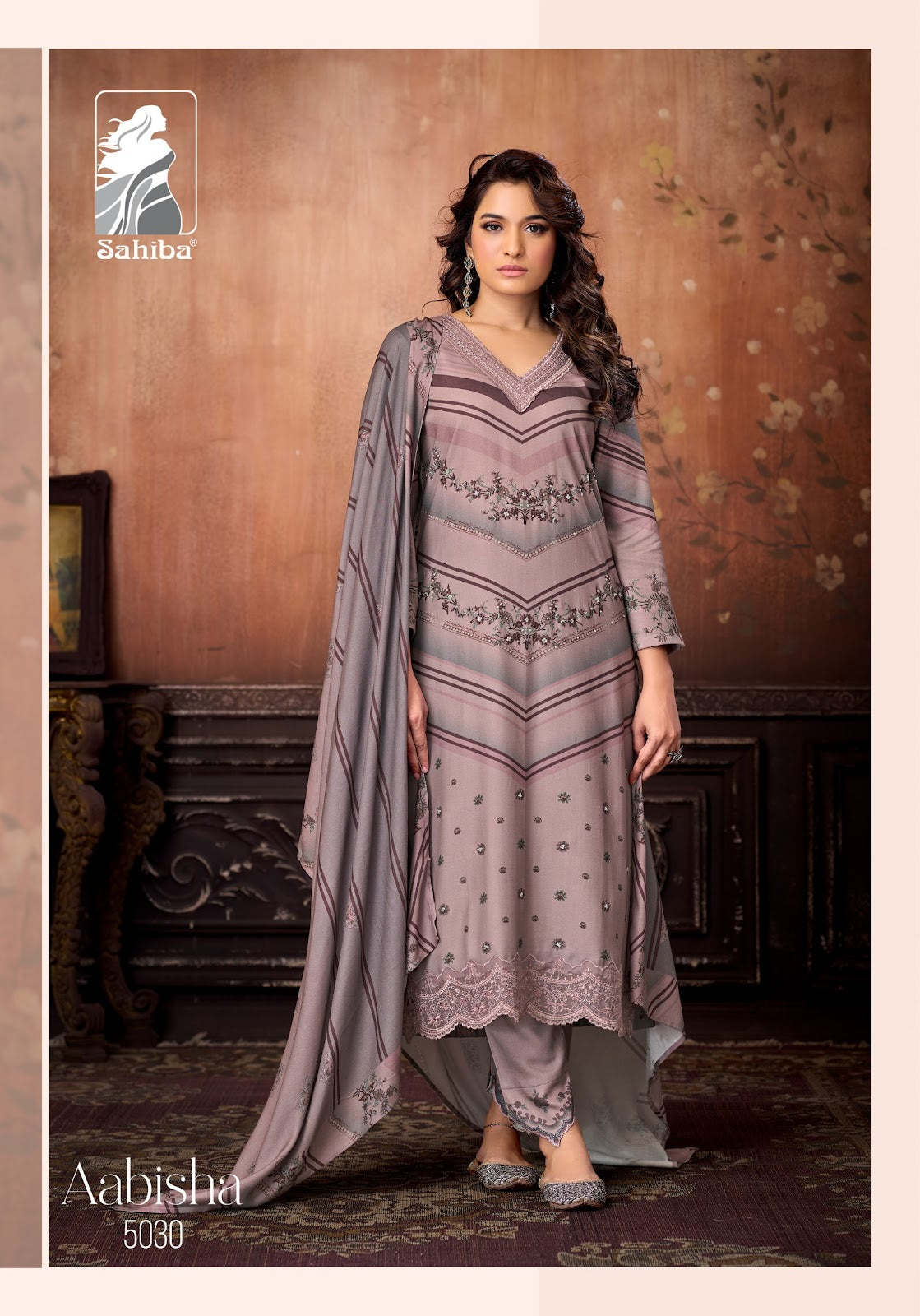 Aabisha Sahiba Pashmina Suits Wholesale Price