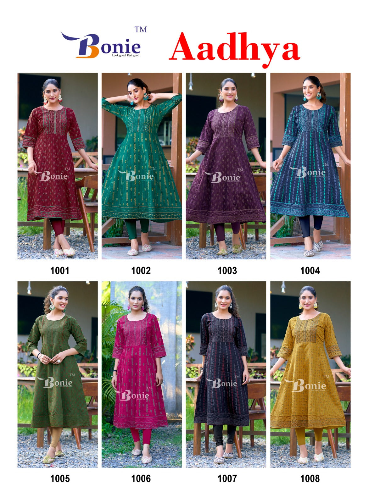 Aadhya Bonie Vetican Anarkali Kurtis Wholesaler