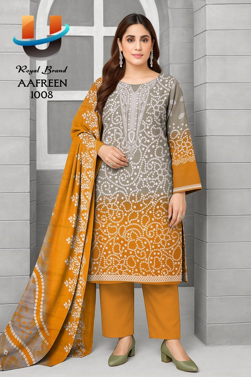 Aafreen Vol 1 Royal Brand Cotton Karachi Salwar Suits Wholesaler