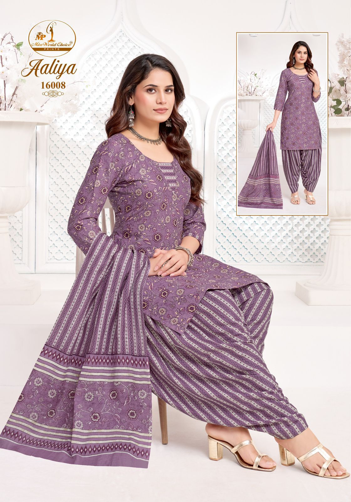 Aaliya Vol 16 Miss World Choice Readymade Cotton Patiyala Suits Exporter India
