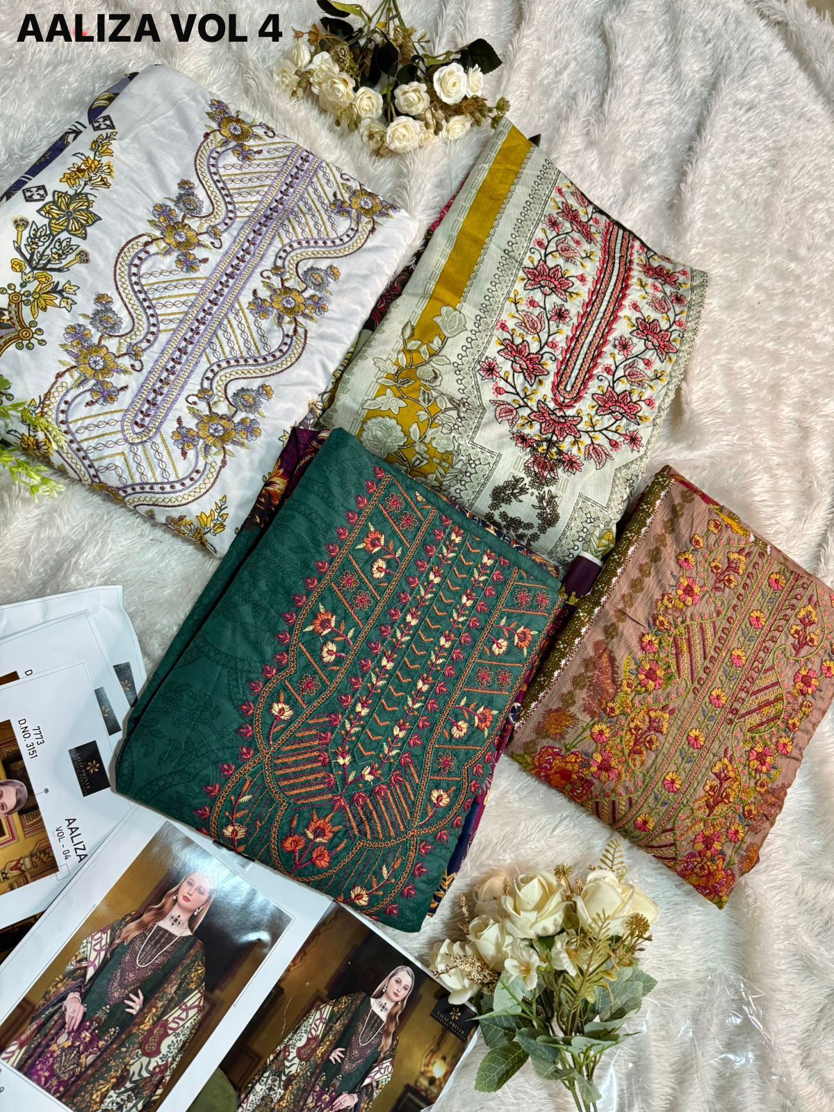 Aaliza Vol 4 Aaliz Prints Cotton Karachi Salwar Suits Wholesale Price
