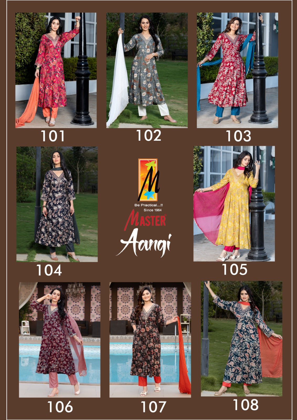 Aangi Master Rayon Readymade Anarkali Suits Exporter