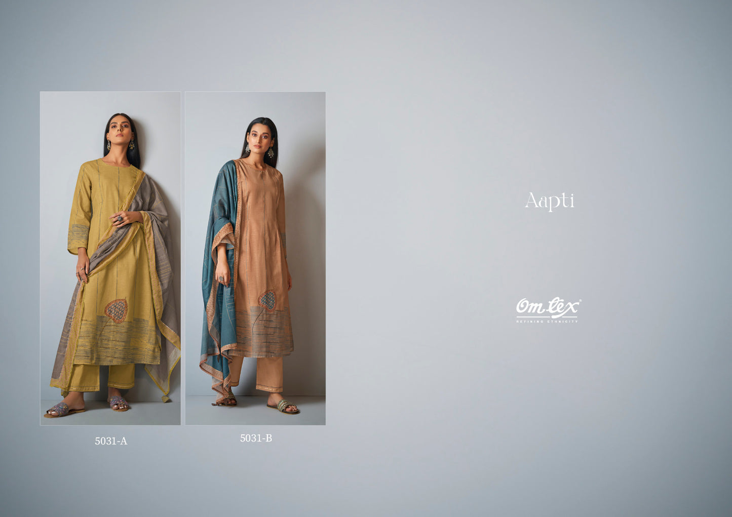 Aapti Omtex Linen Cotton Pant Style Suits