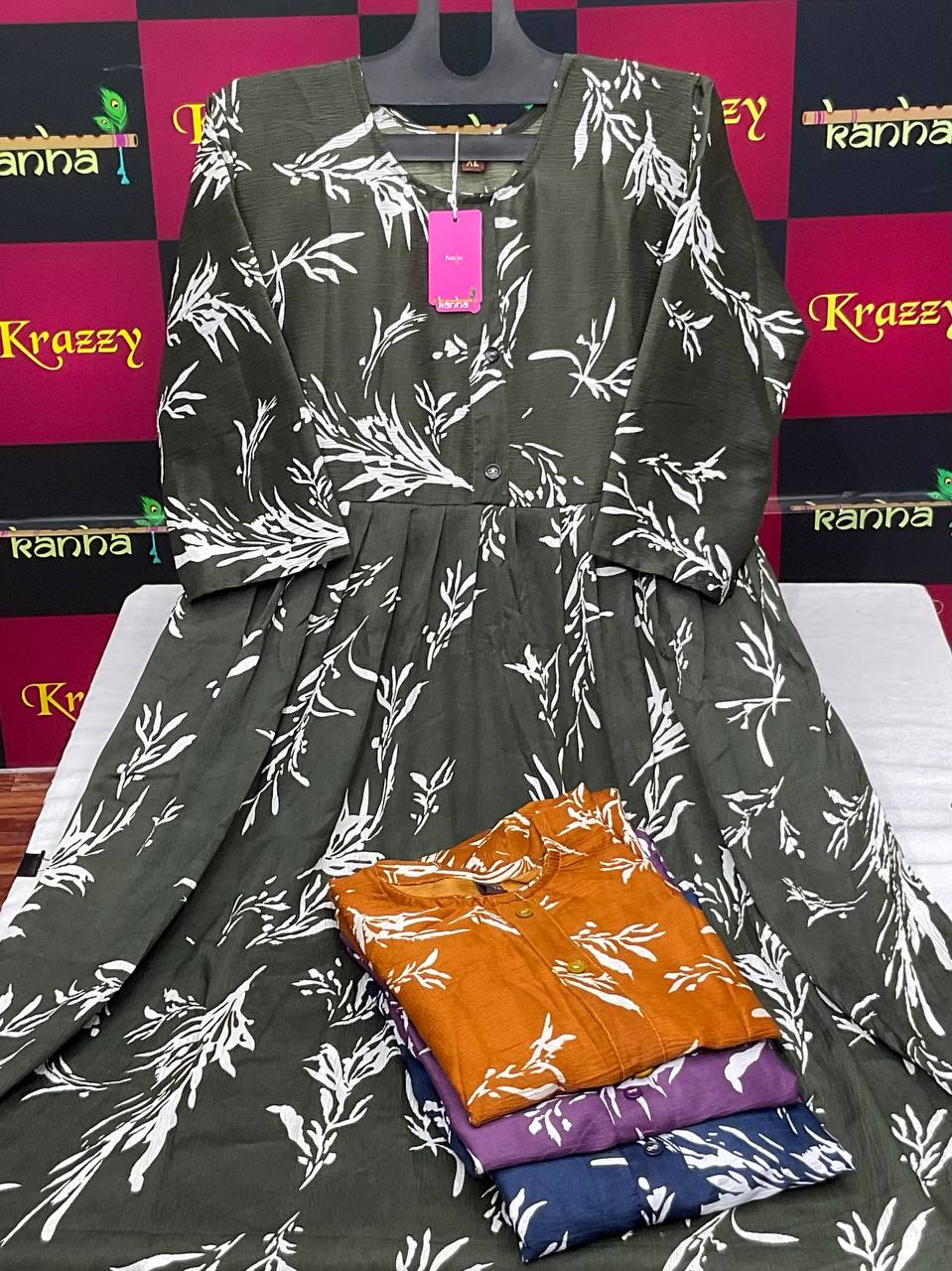 Aarav Kanha Rinkle Anarkali Kurtis Exporter