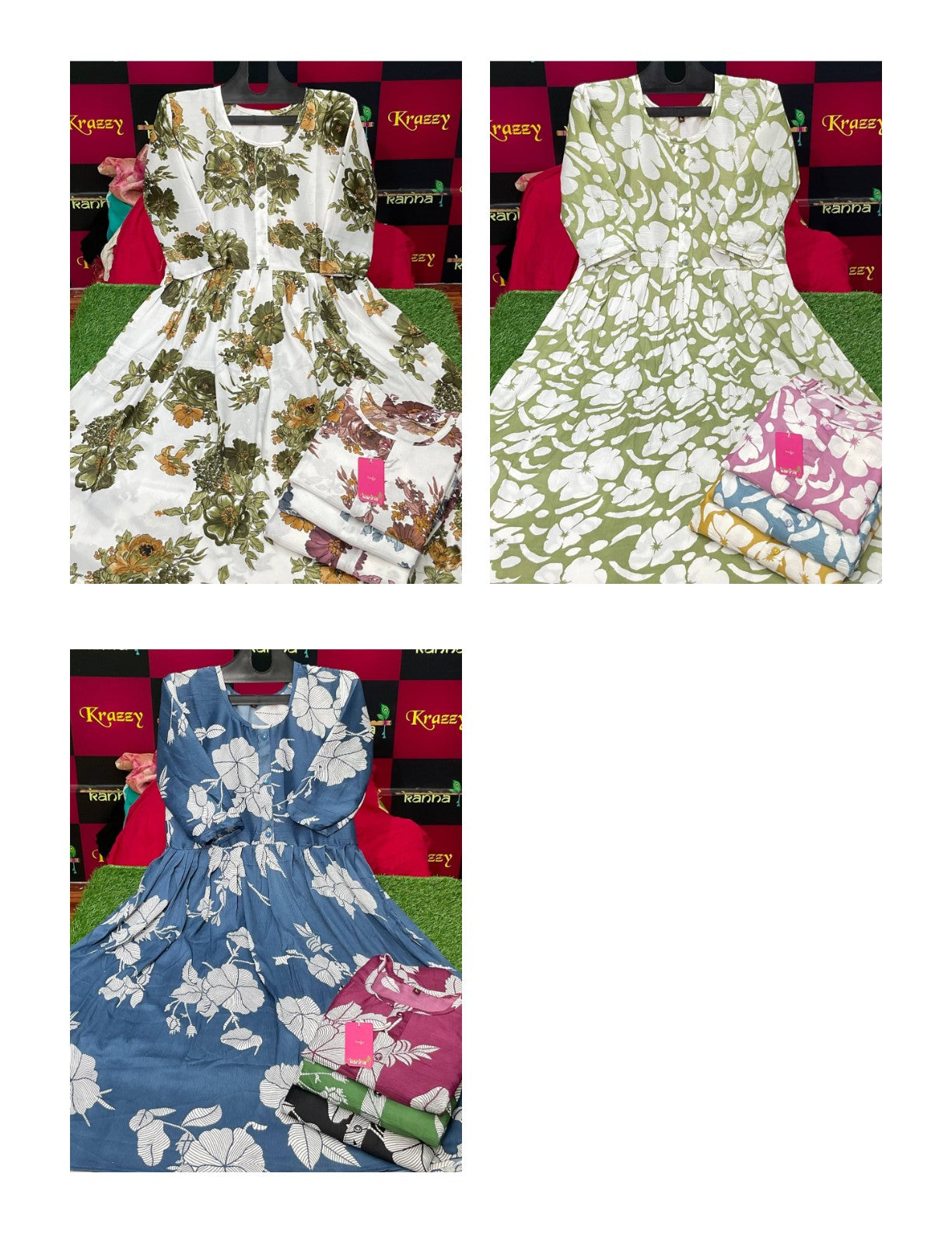 Aarav Kanha Wrinkle Anarkali Kurtis Wholesale Price